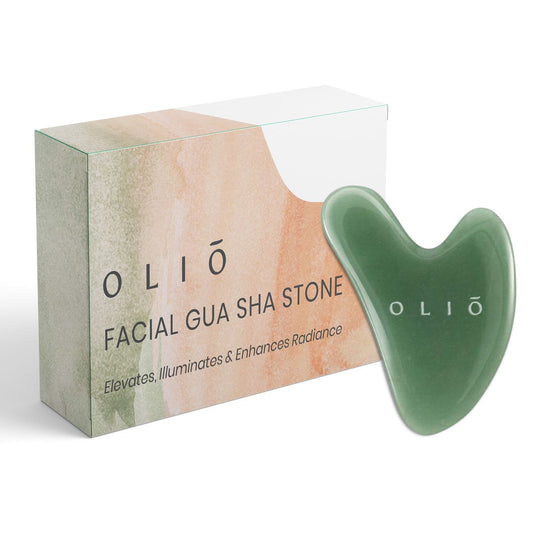 Olio (Pure Jade) Gua Sha Stone Facial Massager