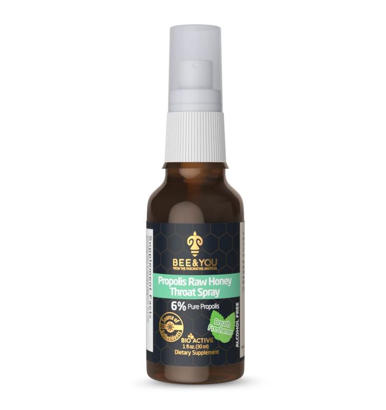 Pure Propolis Raw Honey Throat Spray (30ml)