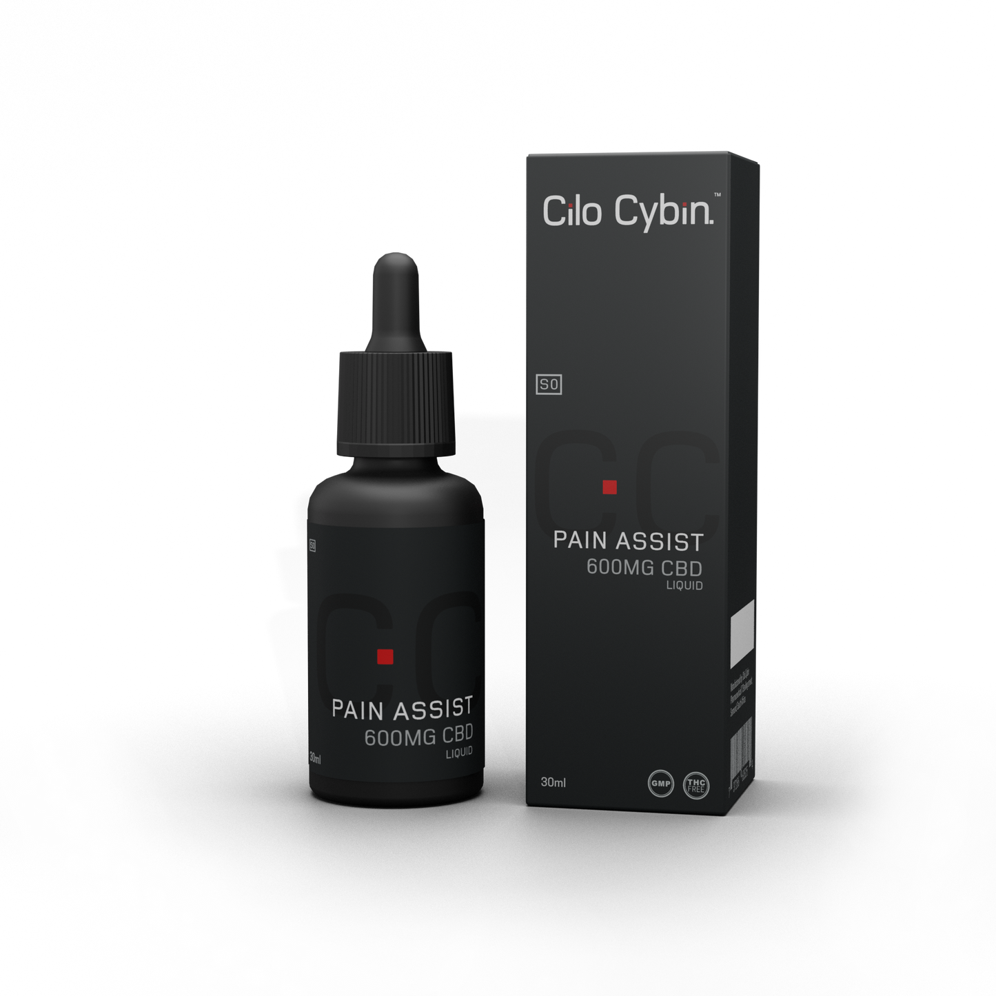 Nano CBD Pain Assist Oil (600mg) by Cilo Cybin [1 Month Supply]